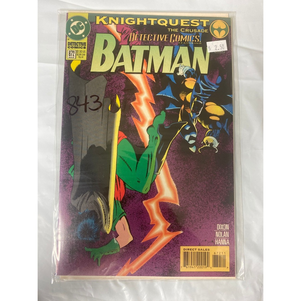 Batman Detective Comics 672 Knightquest The Crusade DC Comics March 1994 Vintage